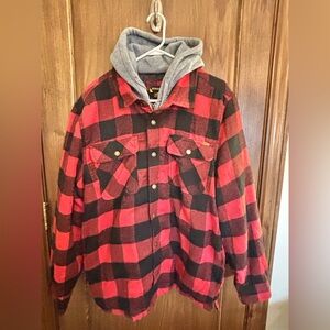 Stanley brand plaid Shacket men size XL